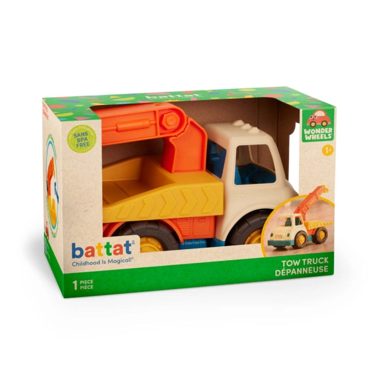 Detale wysięgnika i dużych kół lawety Wonder Wheels B.toys