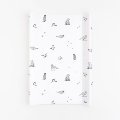 Przewijak usztywniany Layette kolekcja Greenland z motywem roślinnym 50x70 cm