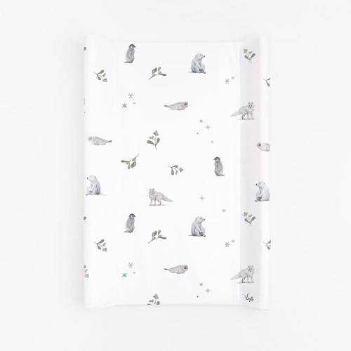 Przewijak usztywniany Layette kolekcja Greenland z motywem roślinnym 50x70 cm