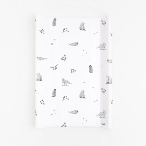Przewijak usztywniany Layette kolekcja Greenland z motywem roślinnym 50x70 cm