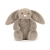 Przytulanka Króliczek Flufflet 18cm fawn Jellycat – beżowy pluszowy królik z różowym noskiem, miękka maskotka dla dzieci