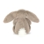 Przytulanka Króliczek Flufflet 18cm fawn Jellycat – widok od tyłu, beżowy królik z białym puszystym ogonkiem, prezent dla dziecka