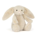 Przytulanka Króliczek Flufflet 18cm wheat Jellycat – miękki kremowy królik z długimi uszami, widok z przodu