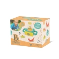 Opakowanie dwustronnego mikroskopu Itty-Bitty Microscope B.toys – pudełko z opisem 2-WAY i figurkami owadów, zabawka dla dzieci od 4 lat