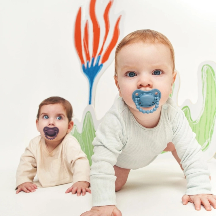 Smoczek pozycjonujący - Cloudy Blue  LUU Kids