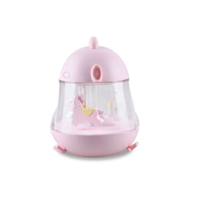Lampka Nocna Dla Dzieci Stojąca Pozytywka Różowa — Rabbit and Friends