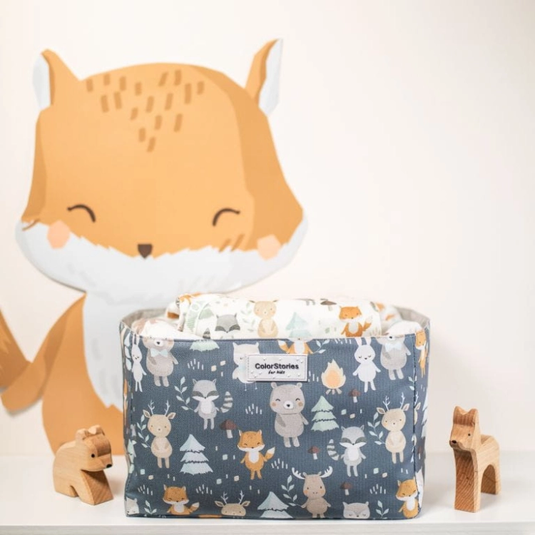 Organizer dla Niemowlaka na Kosmetyki Colorstories Woodland Grey Rozmiar L