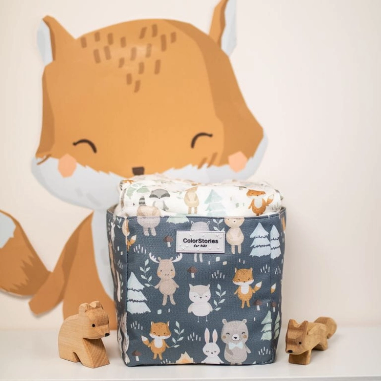 Organizer dla Niemowlaka na Kosmetyki Colorstories Woodland Grey Rozmiar S