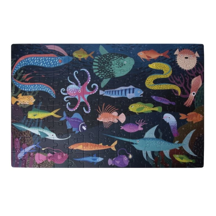 Puzzle dla Dzieci Świecące w Ciemności Apli Kids Ocean 5+