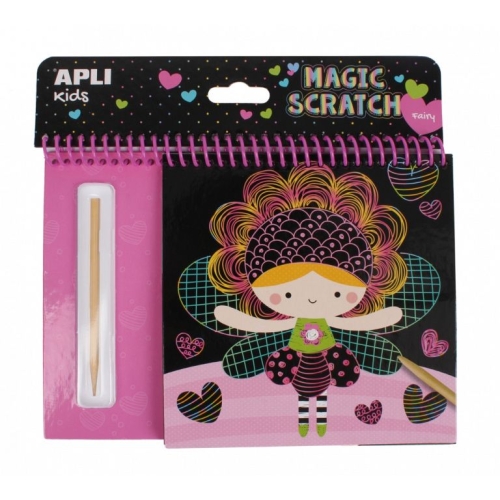 Zestaw Kreatywny Wydrapywanki dla Dzieci Apli Kids Wróżki