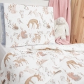 Bawełniana Pościel dla Niemowląt z Wypełnieniem 100x135 Colorstories Forest Friends