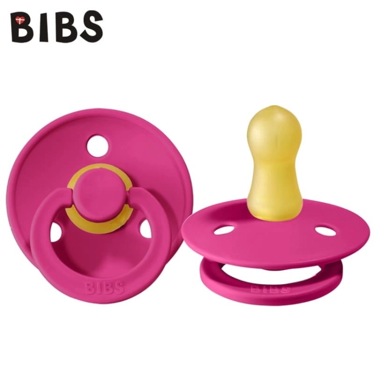 Smoczek Bibs Uspokajający dla Niemowlaka S Raspberry Różowy