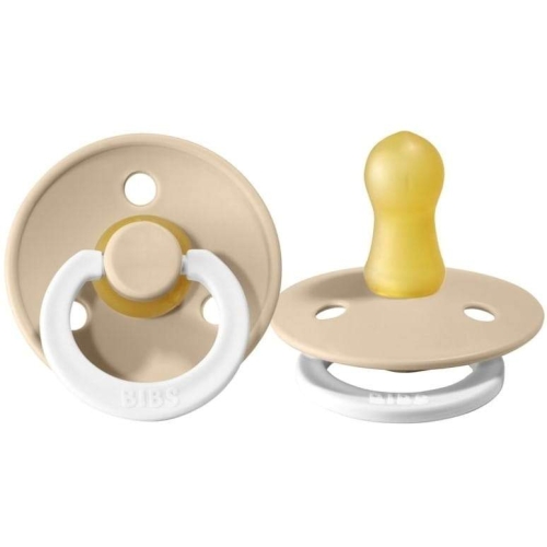 Smoczek Bibs Uspokajający dla Niemowlaka S Vanilla Night Beżowy