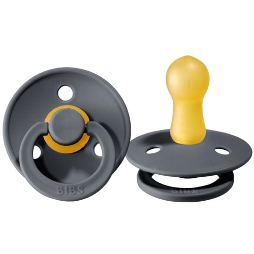 Smoczek Bibs Uspokajający dla Niemowlaka S Iron Grafitowy