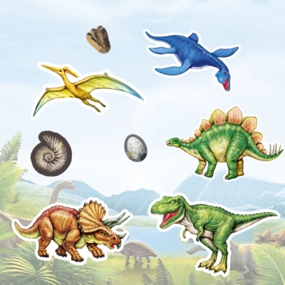 Naklejki dla Dzieci na Meble Dinozaury — Apli Kids