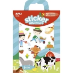 Naklejki Zestaw z 2 Planszami Farma / Apli Kids