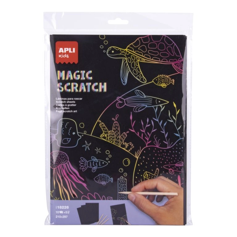Zdrapywanki dla Dzieci  Magic Scratch A4 / Apli Kids