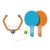 Fat Brain Toys Door Pong – Zestaw do Ping Ponga