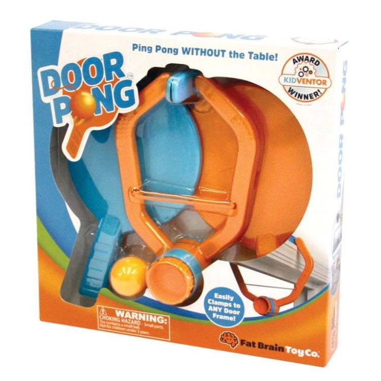 Fat Brain Toys Door Pong – Zestaw do Ping Ponga