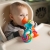 Grzechotko-gryzak z Przyssawką Pomarańczowy — Fat Brain Toys