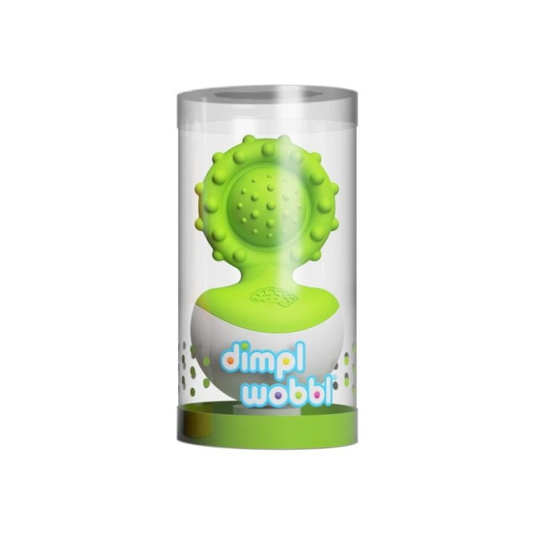 Gryzak dla Niemowlaka Dimpl Wstańka Zielony — Fat Brain Toys