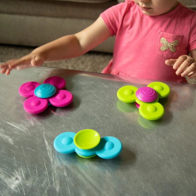 Zabawka Przyssawka dla Dzieci Wirujące Przyssawki — Fat Brain Toys