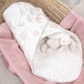 Rożek Niemowlęcy Wiązany Bawełniany Colorstories Bunny New
