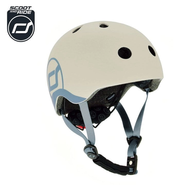 Kask Dziecięcy Scootandride na Rower xxs-S dla Dzieci 1-5 Lat Ash