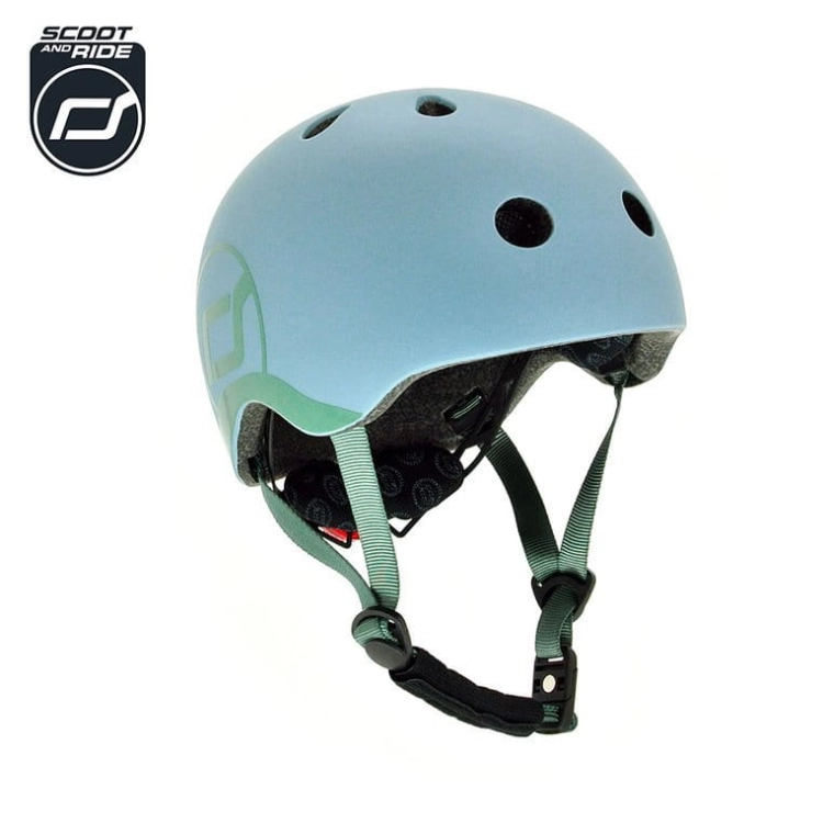 Kask Dziecięcy Scootandride na Rower xxs-S dla Dzieci 1-5 Lat Steel