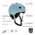 Kask Dziecięcy Scootandride na Rower xxs-S dla Dzieci 1-5 Lat Steel