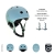 Kask Dziecięcy Scootandride na Rower xxs-S dla Dzieci 1-5 Lat Steel