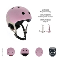 Kask Dziecięcy Scootandride na Rower xxs-S dla Dzieci 1-5 Lat Rose