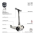 Hulajnoga Scootandride Highwaykick 3 Led ze Świecącymi Kółkami 3+ Ash