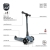 Hulajnoga Scootandride Highwaykick 3 Led ze Świecącymi Kółkami 3+ Steel