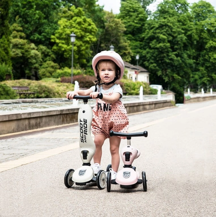 Hulajnoga i Jeździk Scootandride Highwaykick 2w1 1-5 Lat Rose