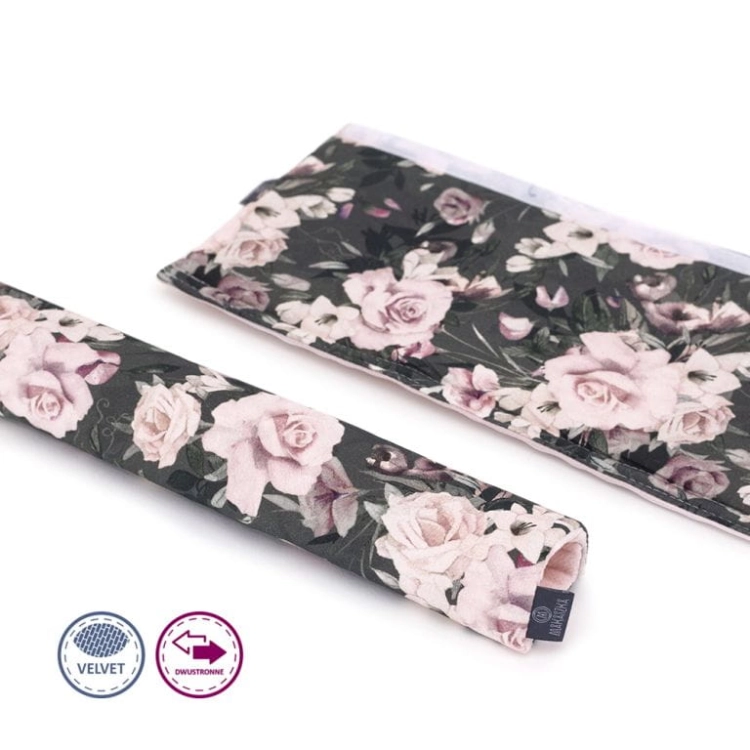 Osłonka na Pałąk do Wózka Night Flowers — Makaszka