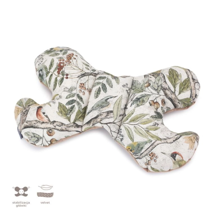 Komplet do Wózka Kocyk i Poduszka Ornithology — Makaszka