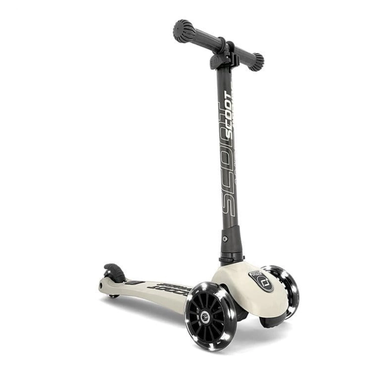 Hulajnoga Scootandride Highwaykick 3 Led ze Świecącymi Kółkami 3+ Ash
