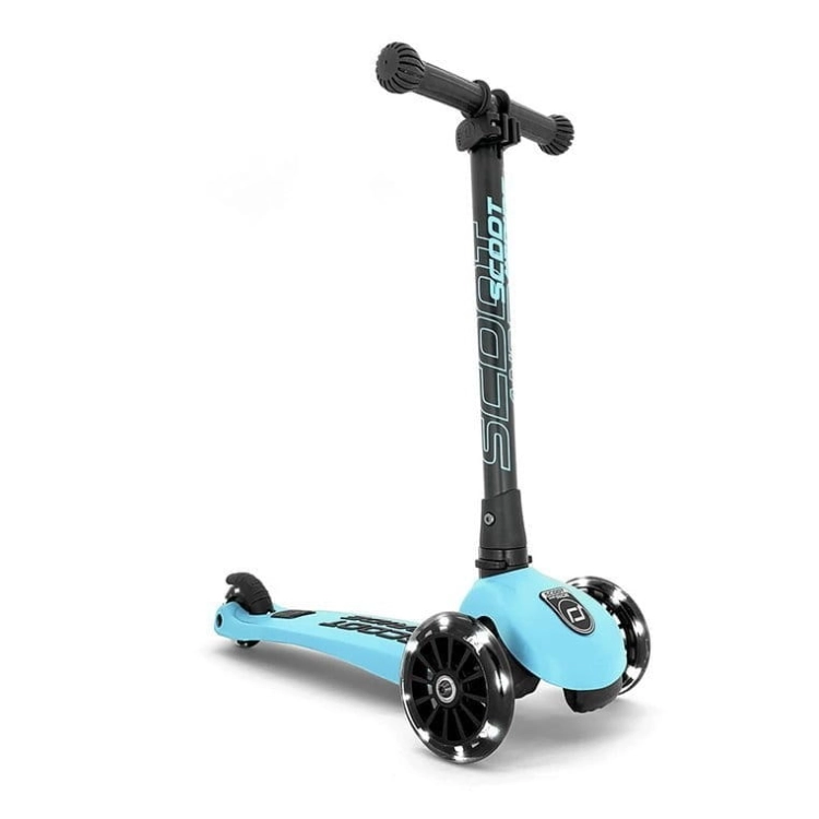 Hulajnoga Scootandride Highwaykick 3 Led ze Świecącymi Kółkami 3+ Blueberry