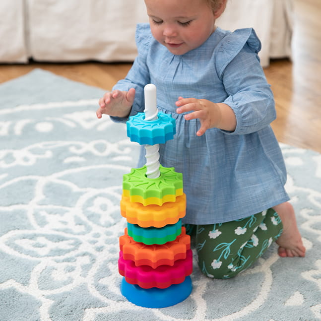 Sorter Kształtów Zakręcona Wieża Fat Brain Toys