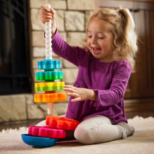 Sorter Kształtów Zakręcona Wieża Fat Brain Toys