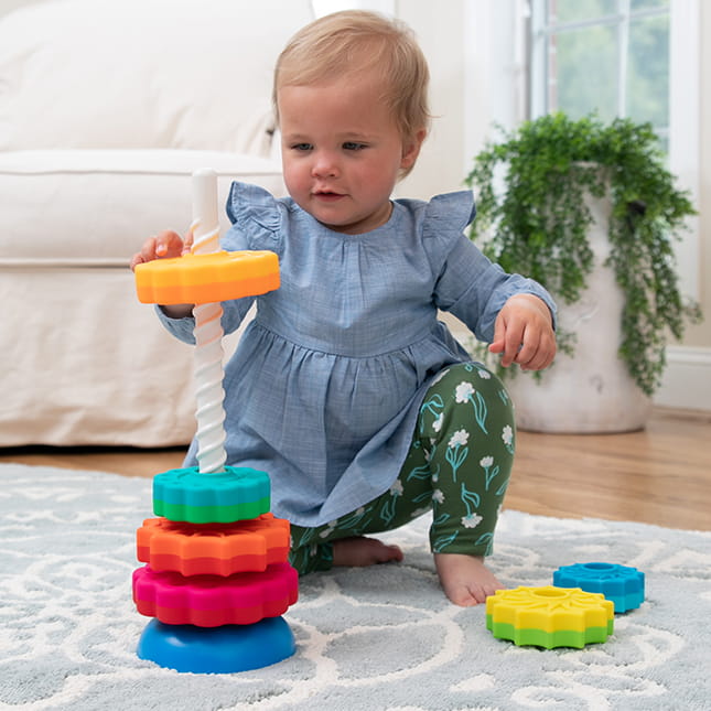 Sorter Kształtów Zakręcona Wieża Fat Brain Toys