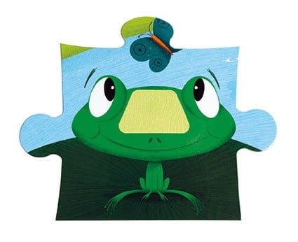 Puzzle dla Dzieci Sensoryczne 20 Elementów Farma Janod