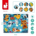 Puzzle dla Dzieci Sensoryczne 20 Elementów Leśne Zwierzęta Janod