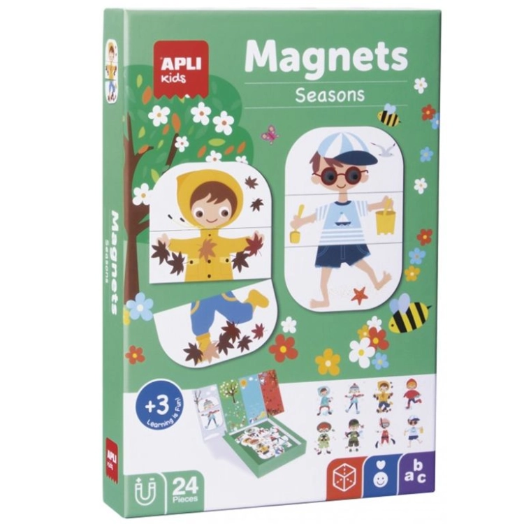 Układanka Magnetyczna Apli Kids Pory Roku