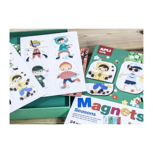 Układanka Magnetyczna Apli Kids Pory Roku