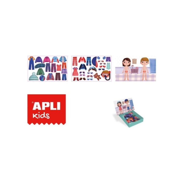 Układanka Magnetyczna Apli Kids Ubieranki