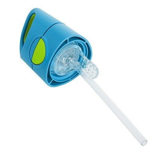 B.Box Butelka ze Słomką Tritanowa 450 ml Ocean Breeze Niebieska