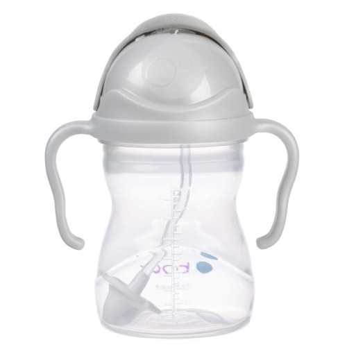 B.Box Bidon dla Dziecka ze Słomką 240 ml Szary