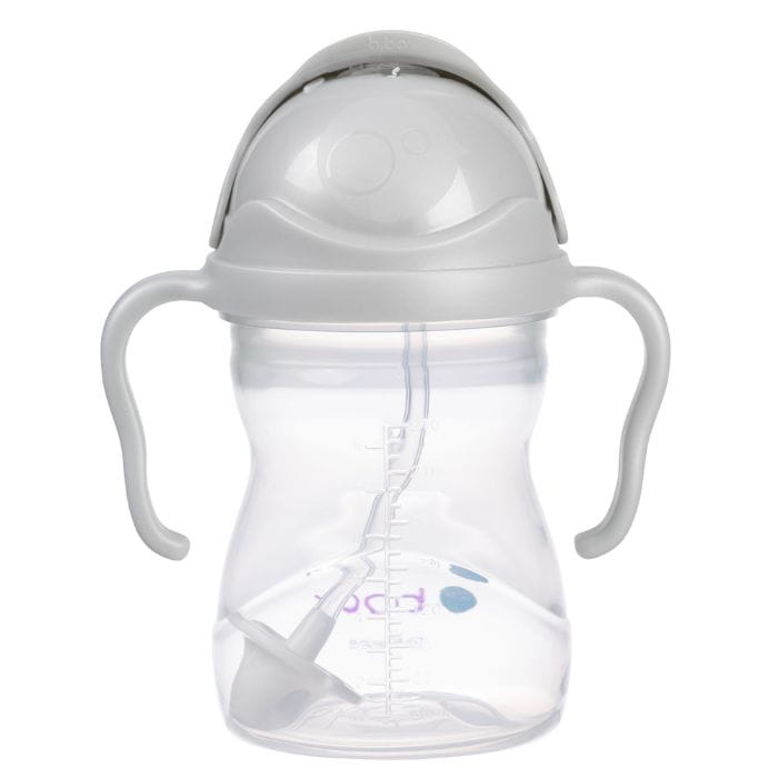 B.Box Bidon dla Dziecka ze Słomką 240 ml Szary